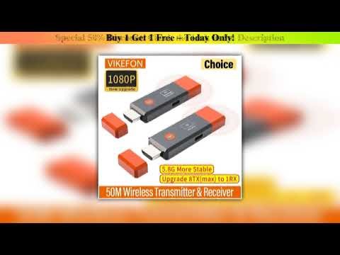 First Look Wireless HDMI-Compatible Video Transmitter and Receiver Extender kit TV Stick Dongle Ada