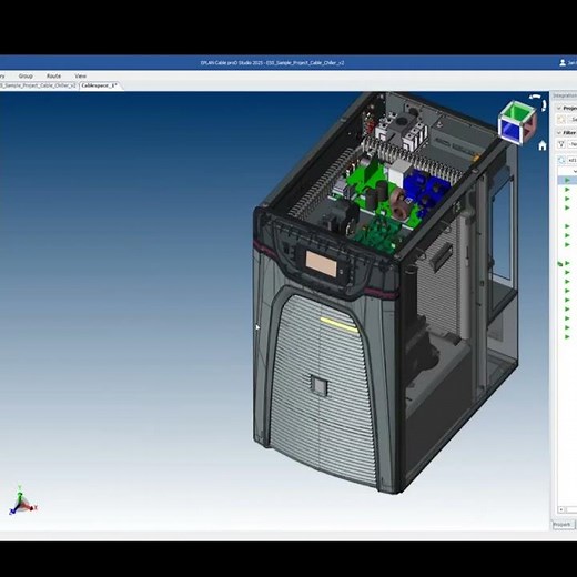 Projekt w Eplan Cable proD #tutorial #shorts