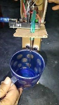 Automatic water dispenser ||arduino project #shorts#dispenser#diy#electric