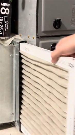 Furnace filter change #hvac #home #house #furnace #replace #freshair