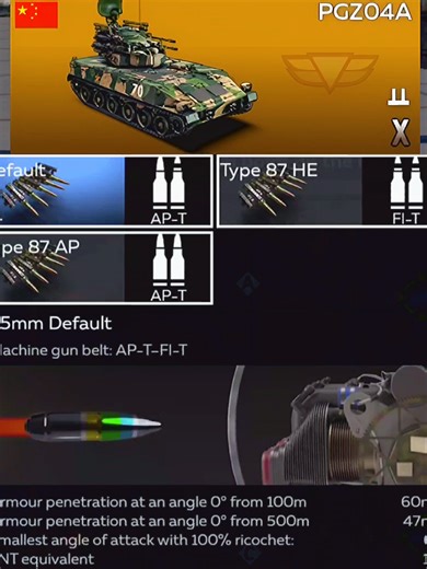 PGZ-04A Gameplay in War Thunder Mobile