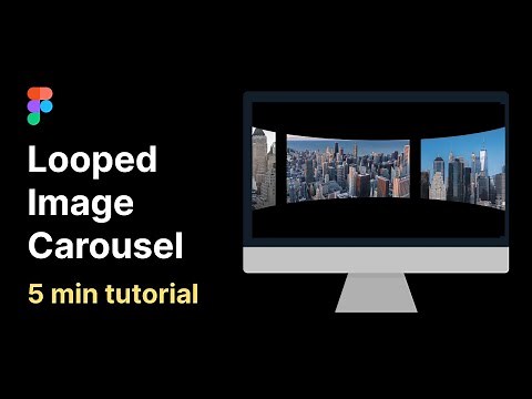Infinite Loop Image Carousel in Figma