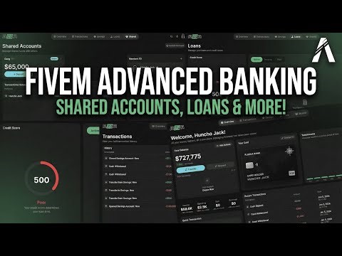 Fivem Advanced Banking System 🏦 | [ESX / QBCore / QBox]