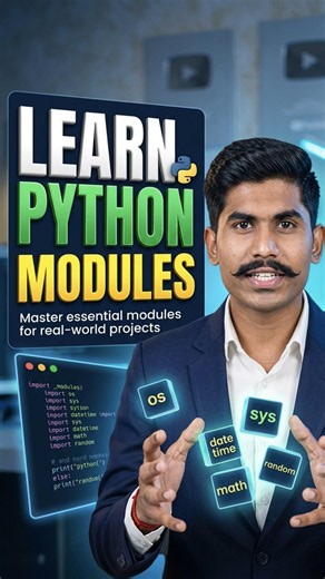 What is a module in Python? #python #pythonprogramming #shorts #viral #module #pythontutorial #code
