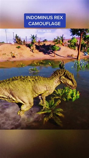 Indominus Rex Camouflage in Jurassic World Evolution 2 Game
