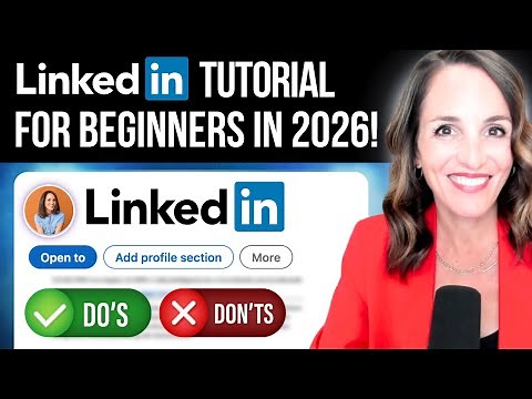 How To Use LinkedIn For Beginners In 2026 - NEW TUTORIAL!