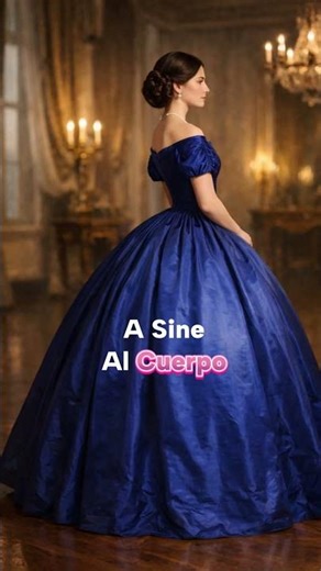 Este vestido es así de ancho… (1860)