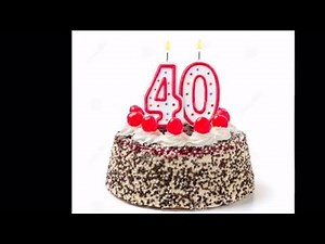 Boldog 40. születésnapot! Születésnapi köszöntő videó nők számára