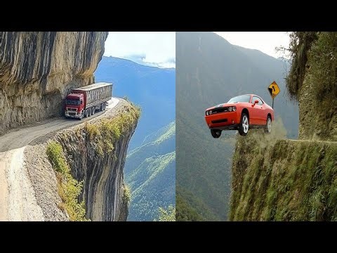 10 Most Terrifying Road In The World You Don't Won't To Cross | 10 Dangerous road |Scariest road