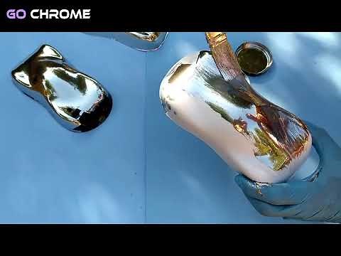 GO CHROME MIRROR BRUSH ON PAINT DEMONSTRATION