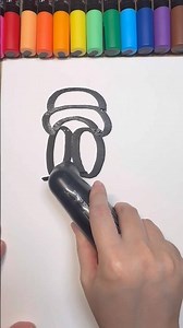 Drawing Sprunki with Posca markers. #art #drawing #posca #sprunki