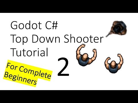 Godot C# Beginners Top Down Shooter Tutorial - 2 - More Fundamentals/Shooting Bullets