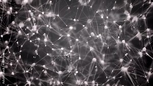 This frame captures a digital network illustrating connections, showcasing complex interactions and modern technology insights