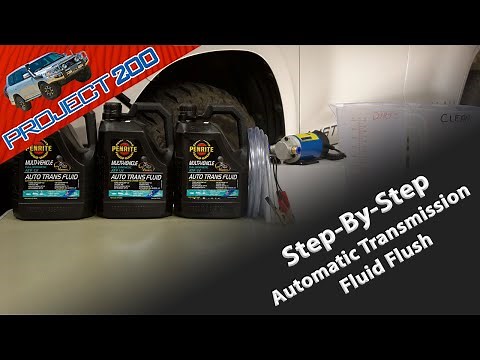 Landcruiser 200 Automatic Transmission Fluid ATF flush in the LC200