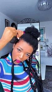 1.2M views · 41K reactions | You won’t believe I did this hairstyle on myself! Feed in braids 殺 | Hair Tutorials & Lifestyle | Facebook