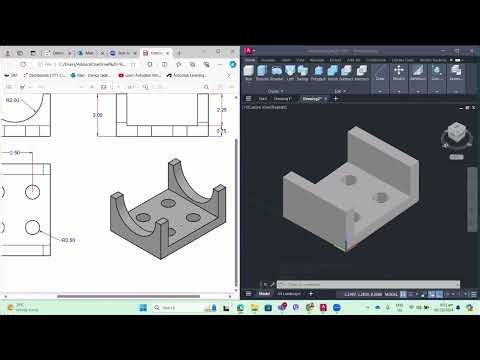BASIC AUTOCAD 3D TUTORIAL 2