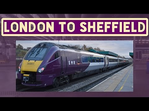London St Pancras to Sheffield | FULL JOURNEY | East Midlands Railway 222 Meridian (Intercity)