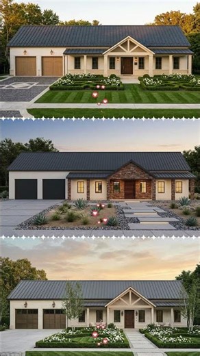Modern Barndominium with Office & 2-Car Garage