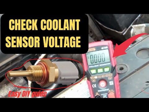 HOW TO CHECK ENGINE COOLANT TEMPERATURE SENSOR VOLTAGE