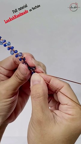 Make this braided bracelet with me! So easy to customize #shortsvideo #BraidedBracelet #handmade