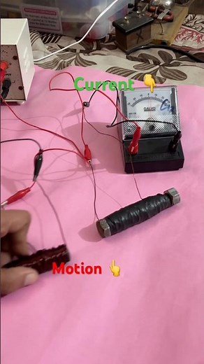 Faraday’s law of Electromagnetic induction:- 2 #physics #experiment by Naveen Kumar