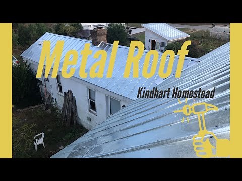 Installing Our Metal Roof