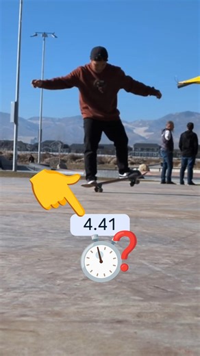 How Long Can I Hold a Nose Manual? #skateboarding #nosemanual #balance #manual #timer
