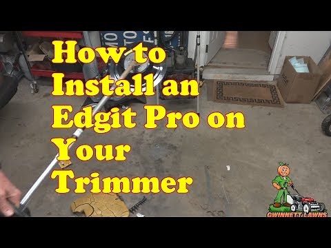 How to install an Edgit Pro trimmer shield to an Echo SRM 225
