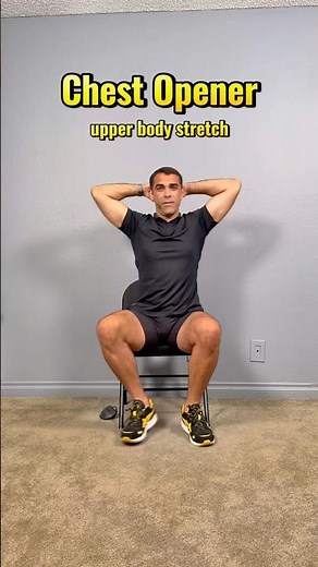 Seated Chest Opener Stretch – Breathe, Relax, and Improve Posture