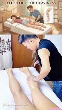 Home Leg Massage Rescuing Swollen Post Activity Muscles