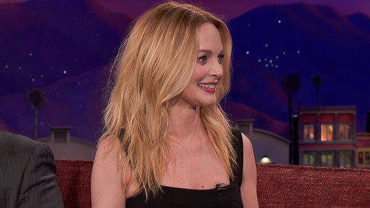 Watch Conan and Heather Graham bond over their repressed upbringings on tonight's #CONAN on TBS Network @ 11/10c. | Team Coco