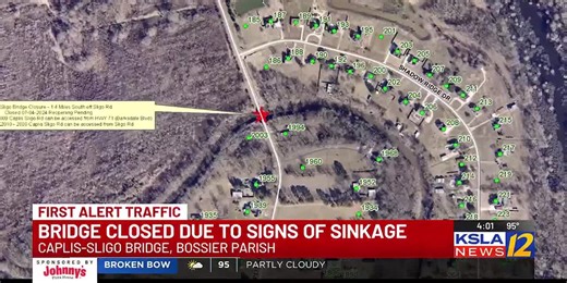 Caplis-Sligo bridge closed due to signs of sinkage