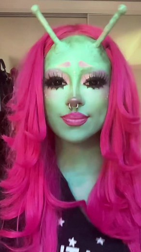 Alien Makeup and Antenna Tutorial