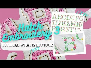 Hatch Embroidery 3 Keyboard Design Collection (KDC) tool: How to map individual design files?