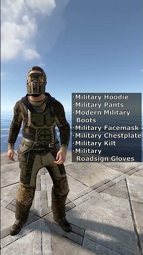 Rust Modern Military Full Armor Set