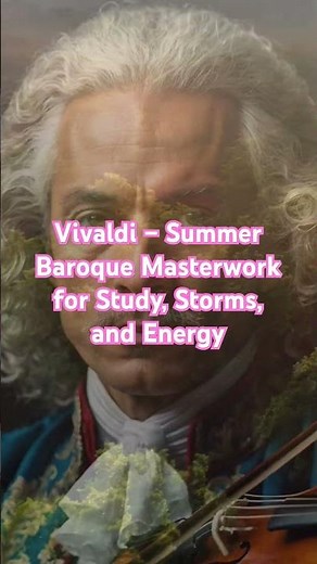 #4 ⚡ Vivaldi – Summer | Baroque Masterwork for Study, Storms, and Energy