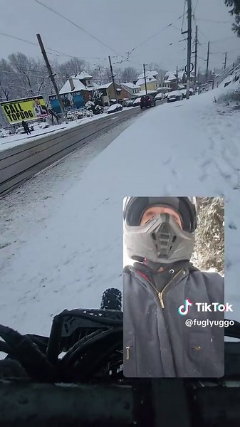 I do love snow 🥹 #snow #snowfall #Pittsburgh #electricbike | electric bicycle