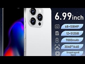 I16 ProMax Smartphone Unlocked Cell Phone, 6.99“ HD Screen5G Phone, 12+512GB phone unlocked.