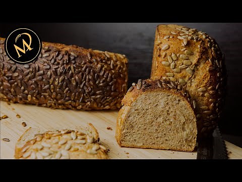 Bake your own sunflower seed wholemeal bread