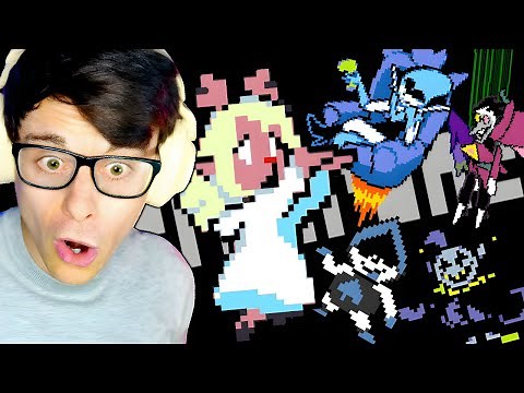 Deltarune Chapter 1 & 2 FULL GAME & ALL ROUTES & ALL ENDINGS SECRETS