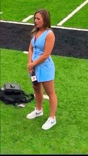 ESPN Reporter Taylor Davis Caught Dancing Before Going Live 🎤🔥 #shorts #viral #trending