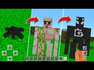 Venom Symbiote Mod in Minecraft PE