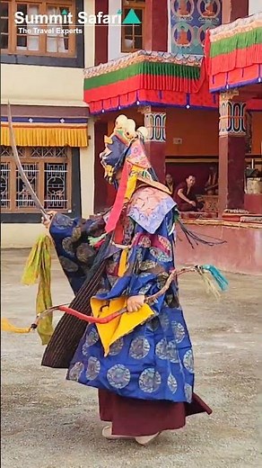Cham Dance At Ladakh | Must to See Performance Ladakh Monastery Festival #viralshorts #viral