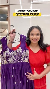 Alia Bhatt Inspired Violet Outfit Transformation ✨ | Dress From Scratch #YTShorts #OutfitfromScratch