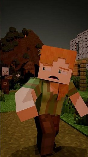 Alex and Steve Life - Herobrine - Save Alex from Pillager