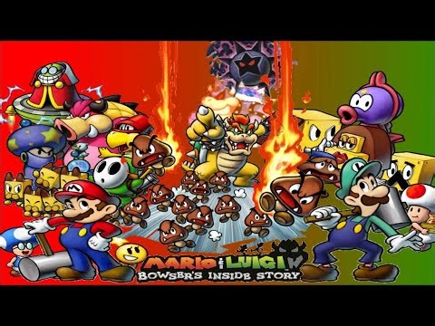 TAP (DS) Mario & Luigi 3 - Bowser's Inside Story (100% & No Damage) [Hard Mode with Impossbile Mode]