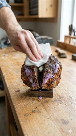 Diamond rust removal