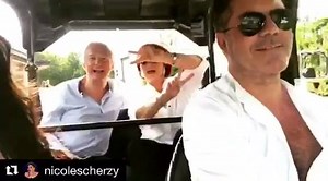 28K views · 31 shares | Simon plays chauffeur for the X Factor judges at Thorpe Park auditions yesterday....! | Simon Cowell Online | Facebook