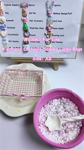 Unboxing Lina's Press-On Nails Lucky Bag