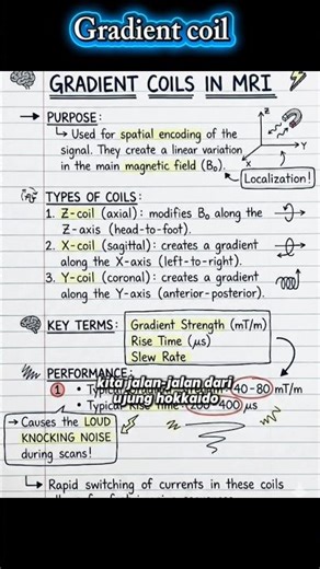 Gradient Coil In MRI #gradientcoil #mri #radiology #shorts #aiims